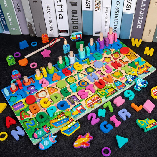 Juguete de Madera Montessori +100 Piezas