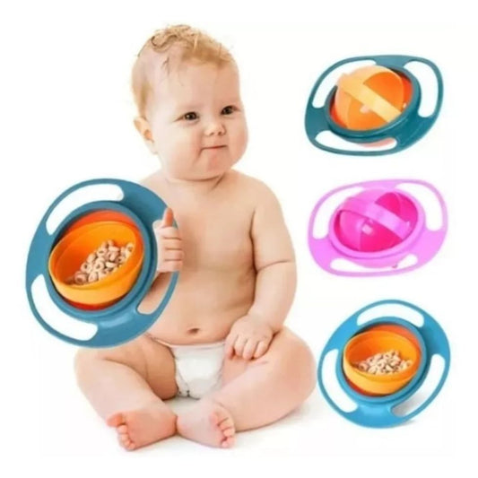 Plato Antivuelco Giratorio 360°