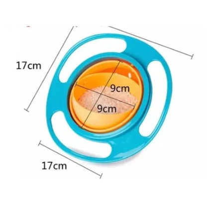 Plato Antivuelco Giratorio 360°