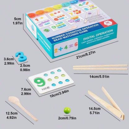 Juego de Matemáticas Montessori