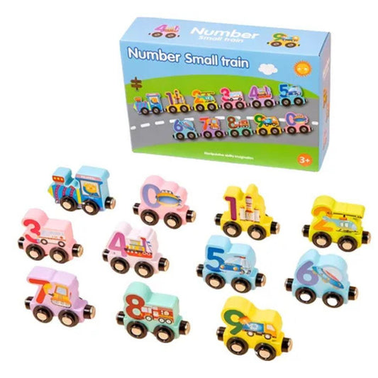 Tren Magnético con Números Montessori